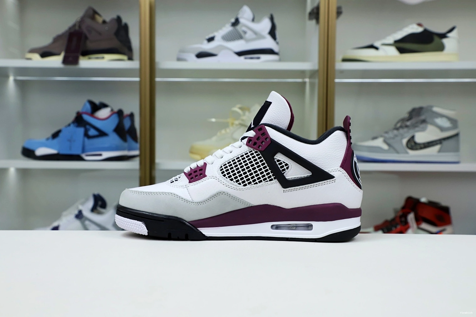 X JORDAN RETRO 'BORDEAUX' 4 SAINT-GERMAIN AIR JORDAN PARIS AIR 0713